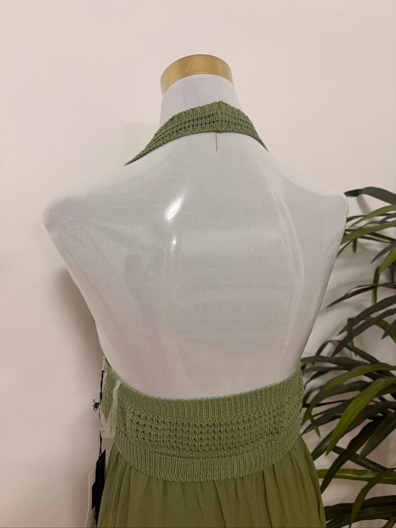 Vestido crochet verde  – photo 4